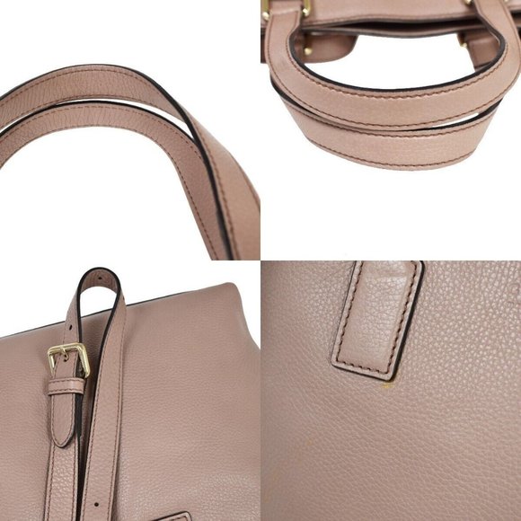 Authenticity Guaranteed GUCCI GG Logo 2Way Shoulder Hand Bag Bamboo Fringe - Picture 13 of 16